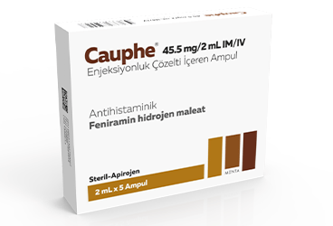 CAUPHE 45.5 MG/2 ML IM/IV ENJEKSIYONLUK COZELTI